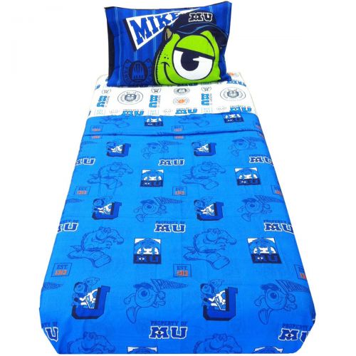 디즈니 Disney Monsters University Stare Sheet Set, Twin