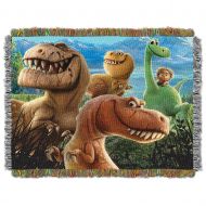 Disney Pixar Disneys The Good Dinosaur, Dino Mash Woven Tapestry Throw Blanket, 48 x 60, Multi Color