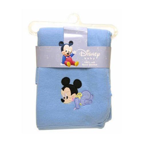 디즈니 Disney Baby Mickey Mouse Applique Soft Fleece Blanket