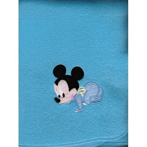 디즈니 Disney Baby Mickey Mouse Applique Soft Fleece Blanket