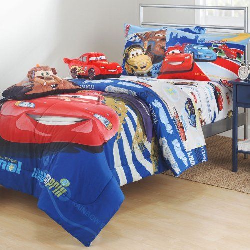 디즈니 Disney Cars Track Burn Full-Double Bedding Comforter