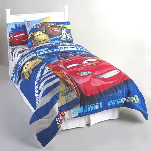 디즈니 Disney Cars Track Burn Full-Double Bedding Comforter