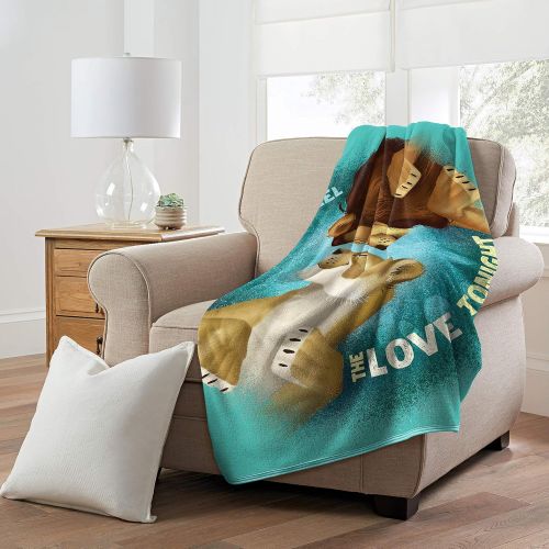 디즈니 Disneys The Lion King, Feel The Love Micro Raschel Throw Blanket, 46 x 60, Multi Color