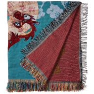 Disneys Mulan, Tradition Woven Tapestry Throw Blanket, 48 x 60, Multi Color