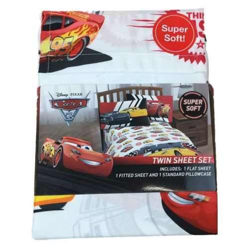 디즈니 Disney DISNEY PIXAR CARS LIGHTNING MCQUEEN TWIN SHEET SET