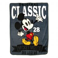 Disneys Mickey Mouse, A Classic Micro Raschel Throw Blanket, 46 x 60, Multi Color