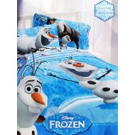 Disneys Frozen OLAF Twin Comforter & Sheet Set (4 Piece Bed In A Bag)