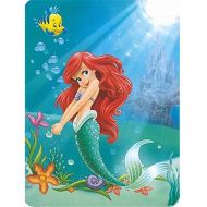 Disney Princess Ariel Life Under the Sea the Little Mermaid 60x80 Twin Mink Style Blanket