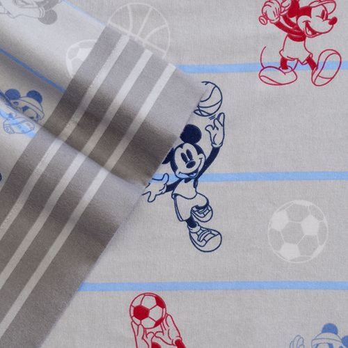 디즈니 Disney Mickey Mouse Flannel Sheet Set Twin Bed Sheets Bedding