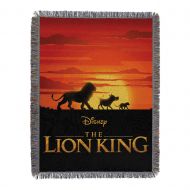 Disneys The Lion King, Sunset Walk Woven Tapestry Throw Blanket, 48 x 60, Multi Color