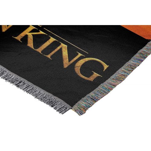 디즈니 Disneys The Lion King, Sunset Walk Woven Tapestry Throw Blanket, 48 x 60, Multi Color