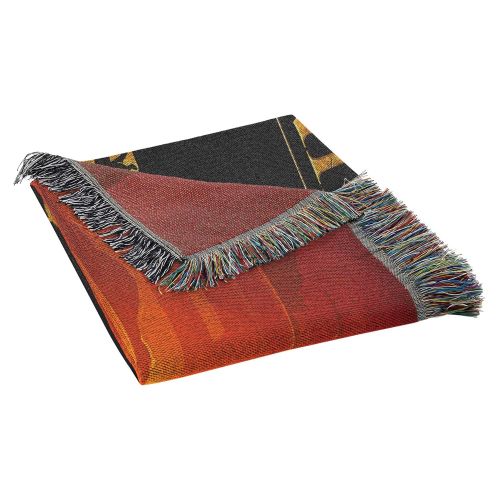 디즈니 Disneys The Lion King, Sunset Walk Woven Tapestry Throw Blanket, 48 x 60, Multi Color