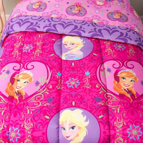 디즈니 Disney Frozen Twin Size Complete Bedding Set Wth Comforter and Sheets. The Perfect New Bedding for Your #1 Frozen Fan Is Here! Give Her the Bed of Her Dreams with This 4 Piece Twin