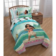 Disney Moana Girls Twin Comforter, Sheet Set & Bonus SHAM (5 Piece Bed in A Bag) + Homemade Wax Melts