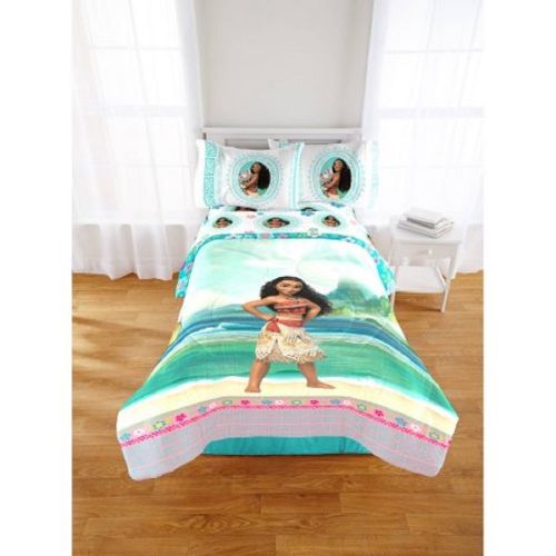 디즈니 Disney Princess Moana Full/Twin Comforter and Full Sheet Set