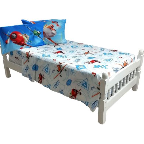 디즈니 5pc Disney Planes Full Bedding Set Dusty Crophopper On Your Mark Comforter and Sheet Set