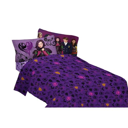 디즈니 Disney Descendants Best of Both Worlds Sheet Set, Full