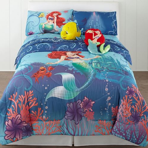 디즈니 Disney Little Mermaid Twin/Full Comforter