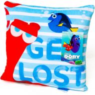 Disney Pixar Finding Dory Pillow - Plush Decorative Throw Pillow for Kids 12 x 12 (Get Lost)