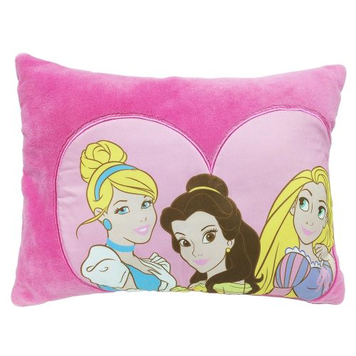 디즈니 Disney Princess Decorative Toddler Pillow, Pink