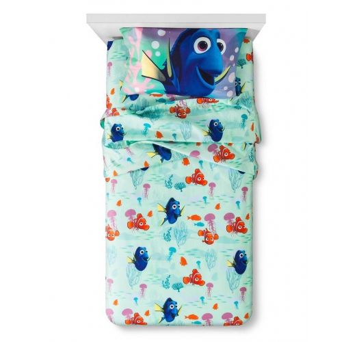 디즈니 Disney Pixar Finding Dory Twin Sized Reversible Comforter