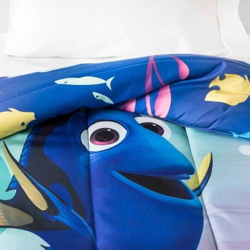 디즈니 Disney Pixar Finding Dory Twin Sized Reversible Comforter