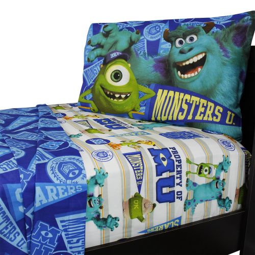 디즈니 Disney Pixar Monsters University Sheet Set, Twin