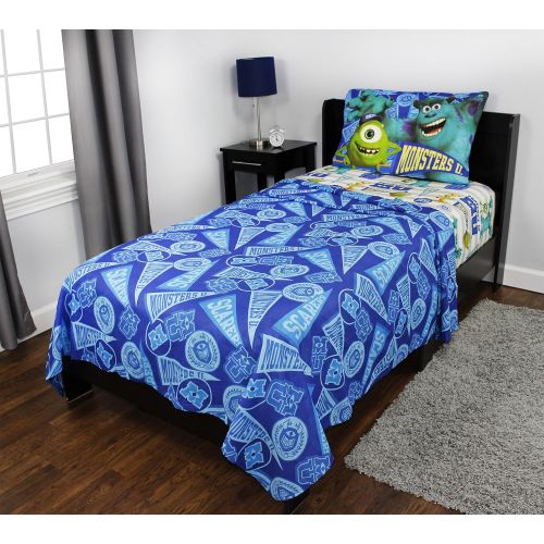 디즈니 Disney Pixar Monsters University Sheet Set, Twin