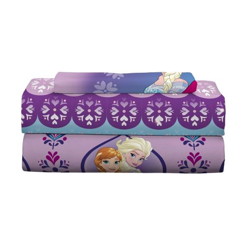 디즈니 Disney Frozen Kids Bedding Soft Microfiber Sheet Set, Twin Size 3 Piece Pack