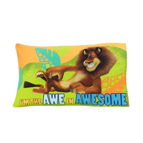 디즈니 Disney DreamWorks Animation Madagascar Behold My Mane 4 Piece Toddler Bedding Set, Toddler