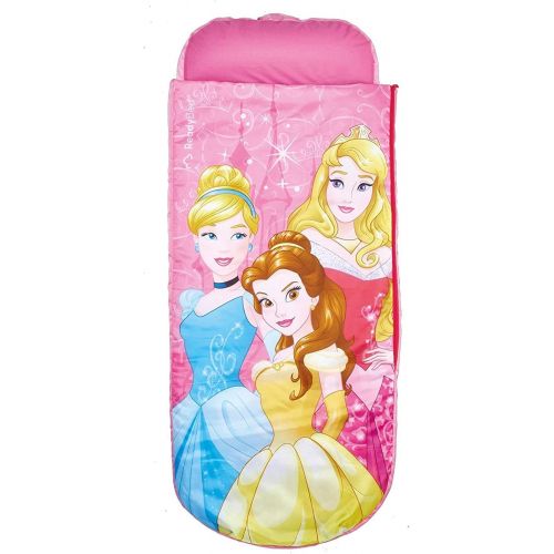 디즈니 Disney Princess All in One Sleepover Bed - Airbed and Sleeping Bag in One Nap Mat Featuring Belle Cinderella and Aurora