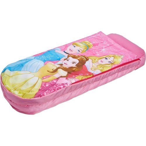 디즈니 Disney Princess All in One Sleepover Bed - Airbed and Sleeping Bag in One Nap Mat Featuring Belle Cinderella and Aurora