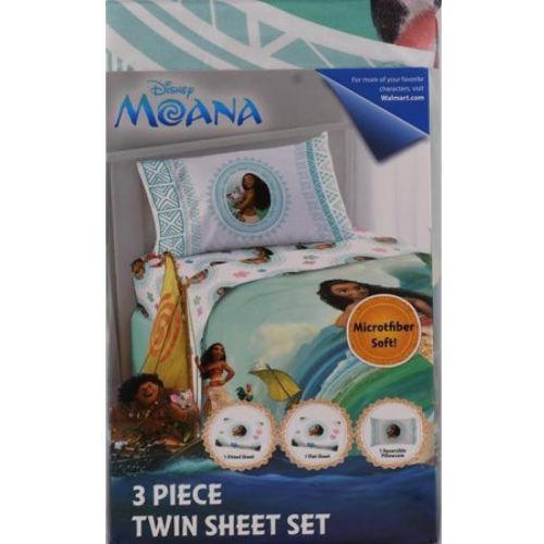 디즈니 Disney Moana 3 piece Twin Sheet Set