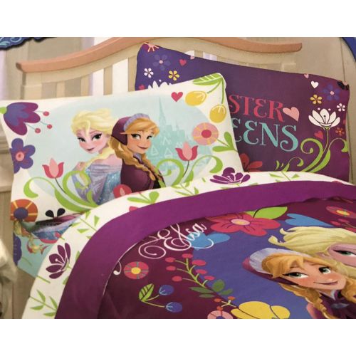 디즈니 Disney Frozen Love Blooms Twin Sheet Set