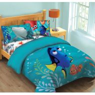 Disney Finding Dory Fish Finder Twin Comforter Set w/Fitted Sheet