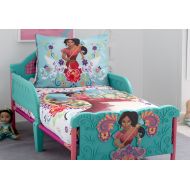 Disney Elena of Avalor Bold and Brave 4 Piece Toddler Bedding Set, Pink/Red/Turquoise/White