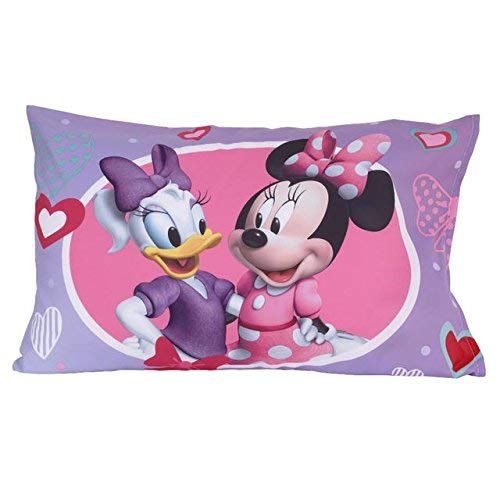 디즈니 Disney Minnie Hearts & Bows 4-Piece Toddler Set,fits, Standard Toddler Mattress (52 x 28 x 8)