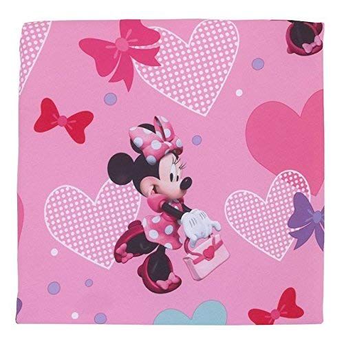 디즈니 Disney Minnie Hearts & Bows 4-Piece Toddler Set,fits, Standard Toddler Mattress (52 x 28 x 8)