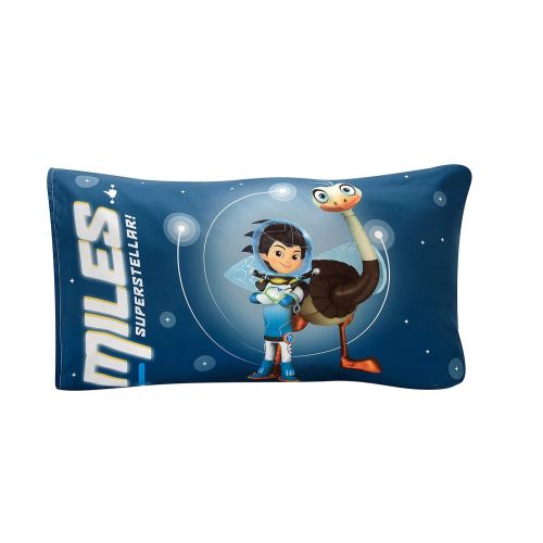 디즈니 Disney 4 Piece Toddler Bedding Set, Miles from Tomorrow Land