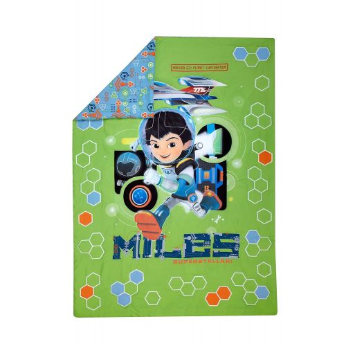 디즈니 Disney 4 Piece Toddler Bedding Set, Miles from Tomorrow Land