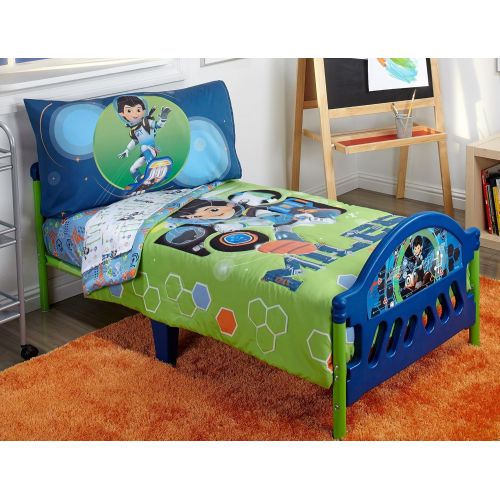 디즈니 Disney 4 Piece Toddler Bedding Set, Miles from Tomorrow Land