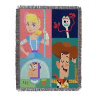 Disney Pixar Toy Story 4, Bo Peep Sheep Woven Tapestry Throw Blanket, One Size,