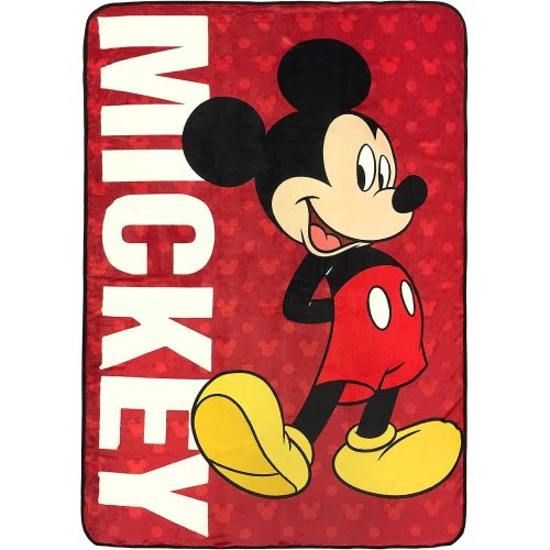 디즈니 Nogginz Pillow & Plush Blanket Set Disney Mickey Mouse