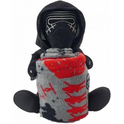 디즈니 Disney Star Wars Kylo Ren Throw Blanket & Stuffed Action Figure 2 Pc Set