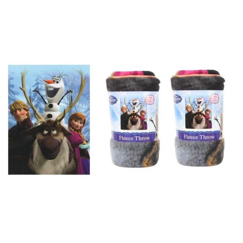 디즈니 Disney Frozen Fleece Throw Blanket x 2 (Anna, Olfa and Kristoff)