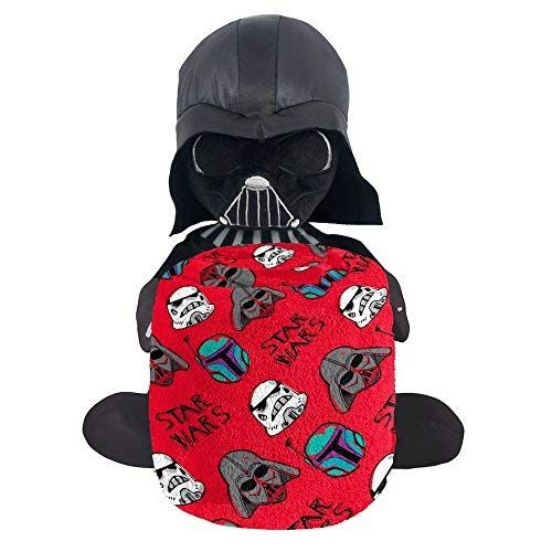 디즈니 Disney Star Wars Twin Bedding Set with Darth Vader Pillow Buddy and Throw Blanket