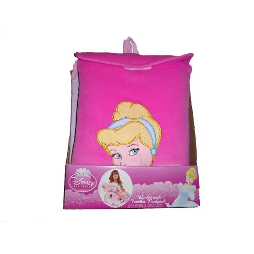 디즈니 Disney Princess Cinderella Toddler Blanket with Plush Backpack