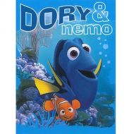 Disneys Finding Dory Plush Throw Blanket, Sea Buddies, 60x80 inches