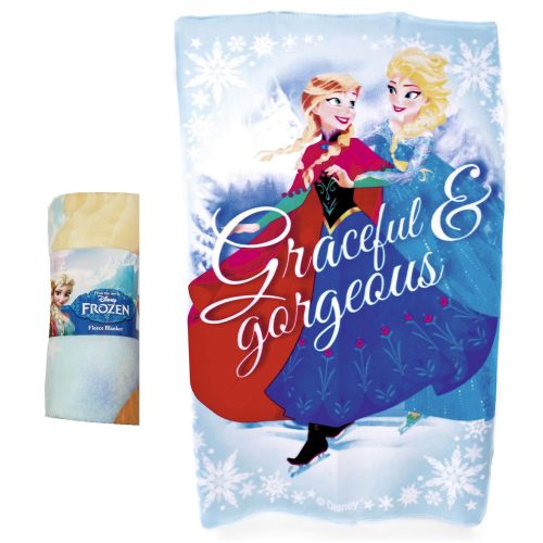 디즈니 Disney Frozen Blue Fleece Blanket