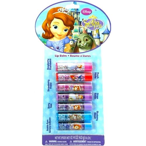 디즈니 Disneys Sofia the First Holiday Gift Set Fleece Throw Blanket with Sofia the First Beanie , Sticker-book,temp Tattoos, Snap Clips, Necklace, 7 Fruit Flavored Lip Balms, and Cosmeti